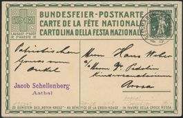 ZH Seegräben Aathal - Bundesfeierkarte - 1. August