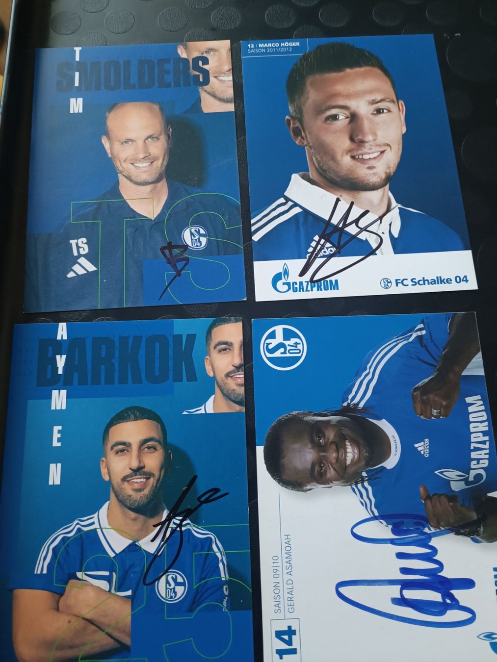 Autografi: FC Schalke - 4x handsigniert - Set 2 – Usato da Menziken venduto da Artographs