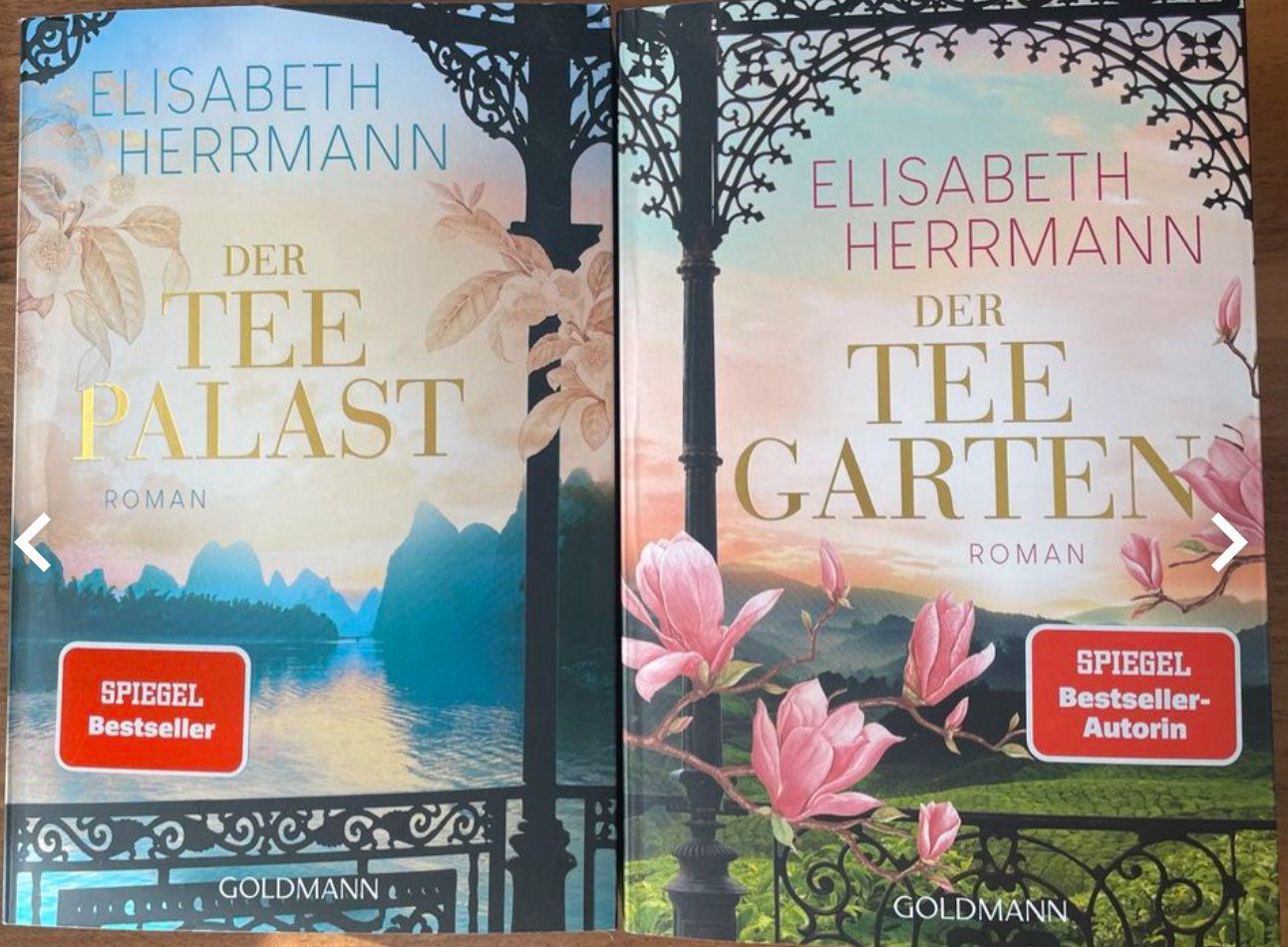 Bücher: Elisabeth Herrmann - der Teepalast / der Teegarten – Neu (gemäss Beschreibung) aus Frauenfeld von SCHATZtruhe_369