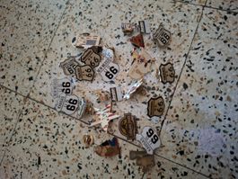 Sammlung von Retro-Pins: Route 66 & USA-Souvenirs