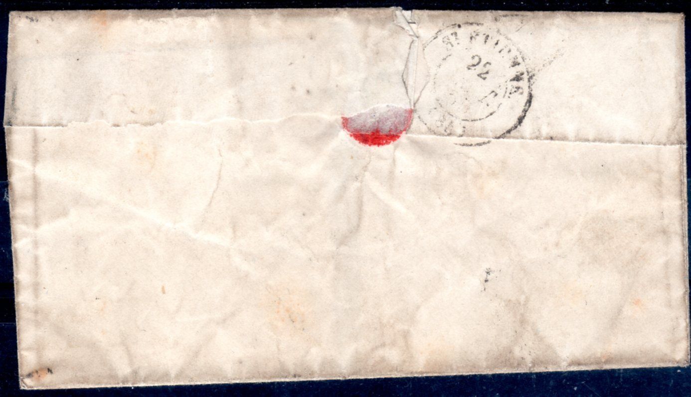 Tutti i francobolli: FALTBRIEFHÜLLE MIT NAPOLEON III GESTEMPELT - EE14 – Usato da Losone venduto da EM2019 1