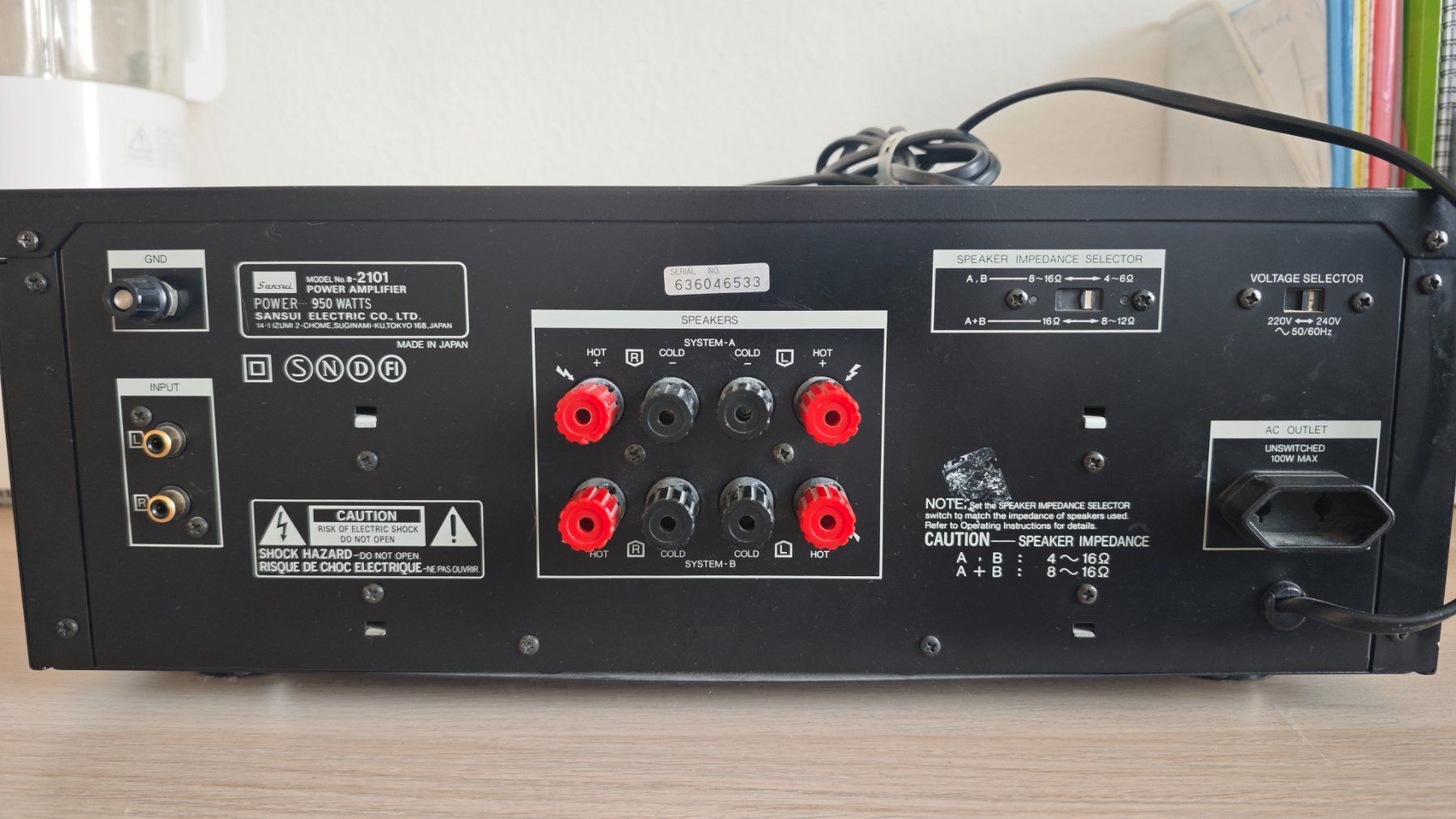 Sansui Amplificatori: Sansui B2101 Endstufe – Usato da Cham venduto da Vader 4