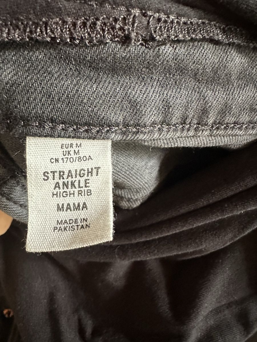 H&M Hosen: Umstandshose Gr. M H&M, Baumwolle schwarz – Gebraucht aus Münsingen von Secondhand89 2