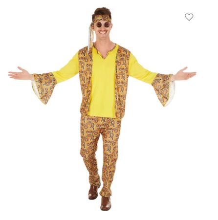 Kostüm Hippie Disco XL