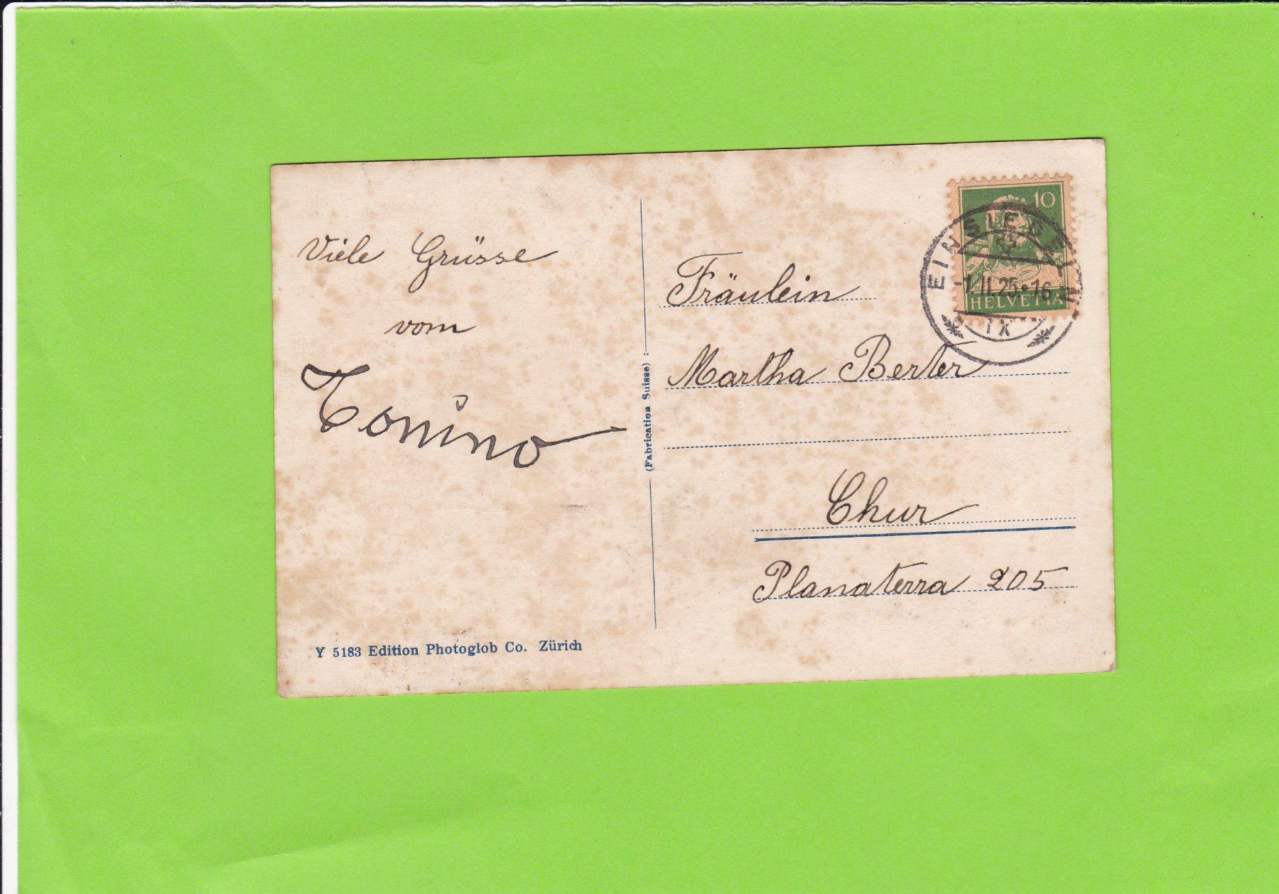 Cartoline postali: Stift Einsiedeln-Gnadenkapelle – Usato da St. Peterzell venduto da neckertal 1