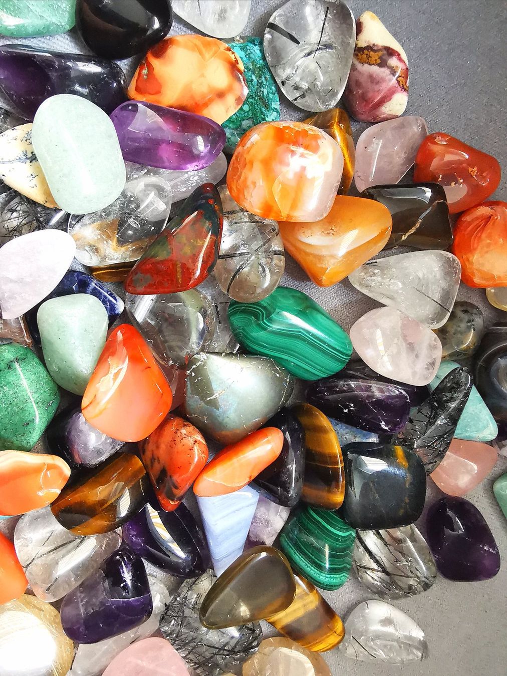 Pietre preziose: 40Stk.Schmucksteine MIX ca. 3cm gross – Nuovo e nell'imballaggio originale da Dierikon venduto da Buntspecht-10 8