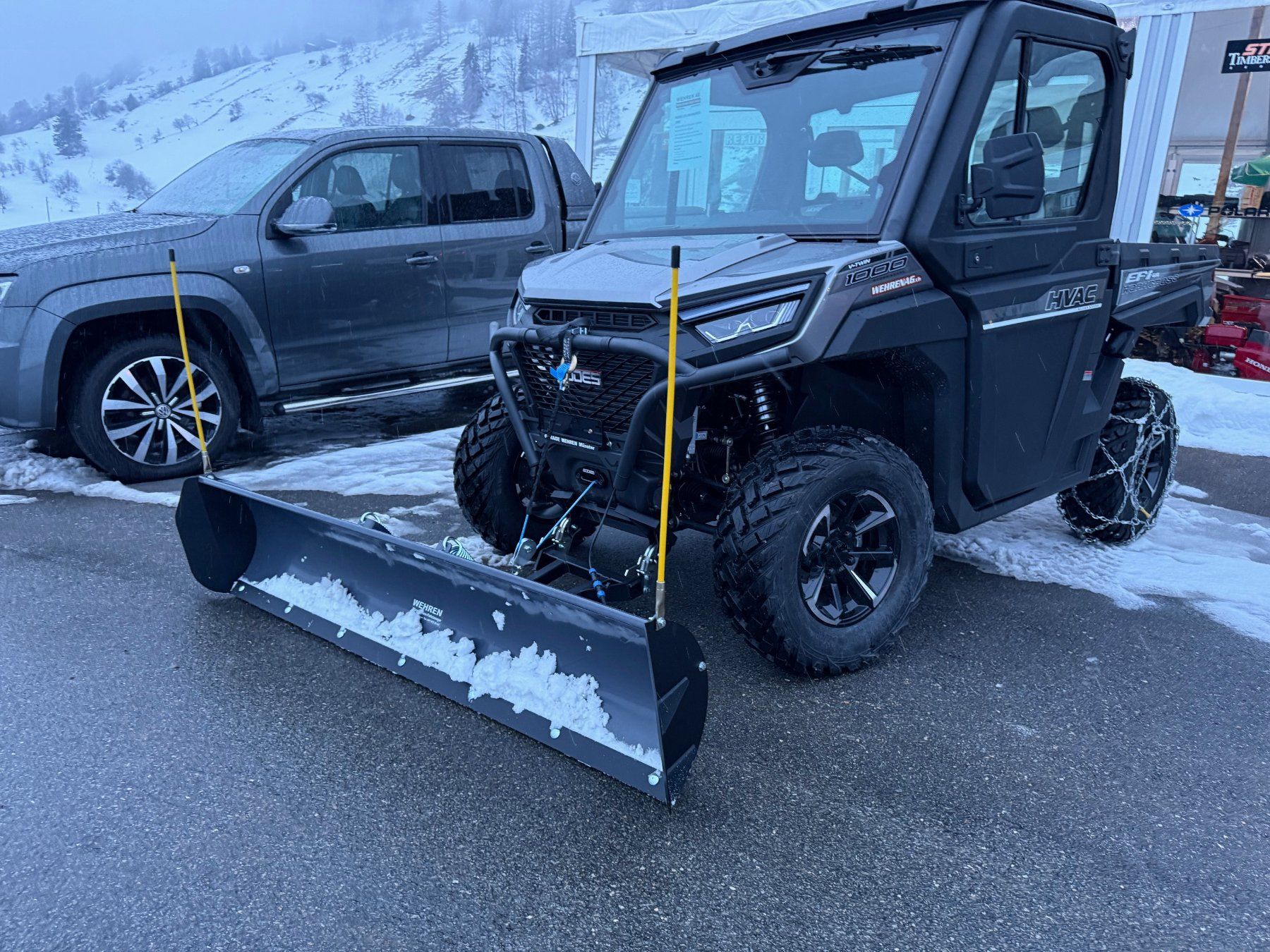 Veicoli commerciali: UTV Allrad Fahrzeug mit Schneepflug. – Nuovo e nell'imballaggio originale da Münster venduto da werage 2