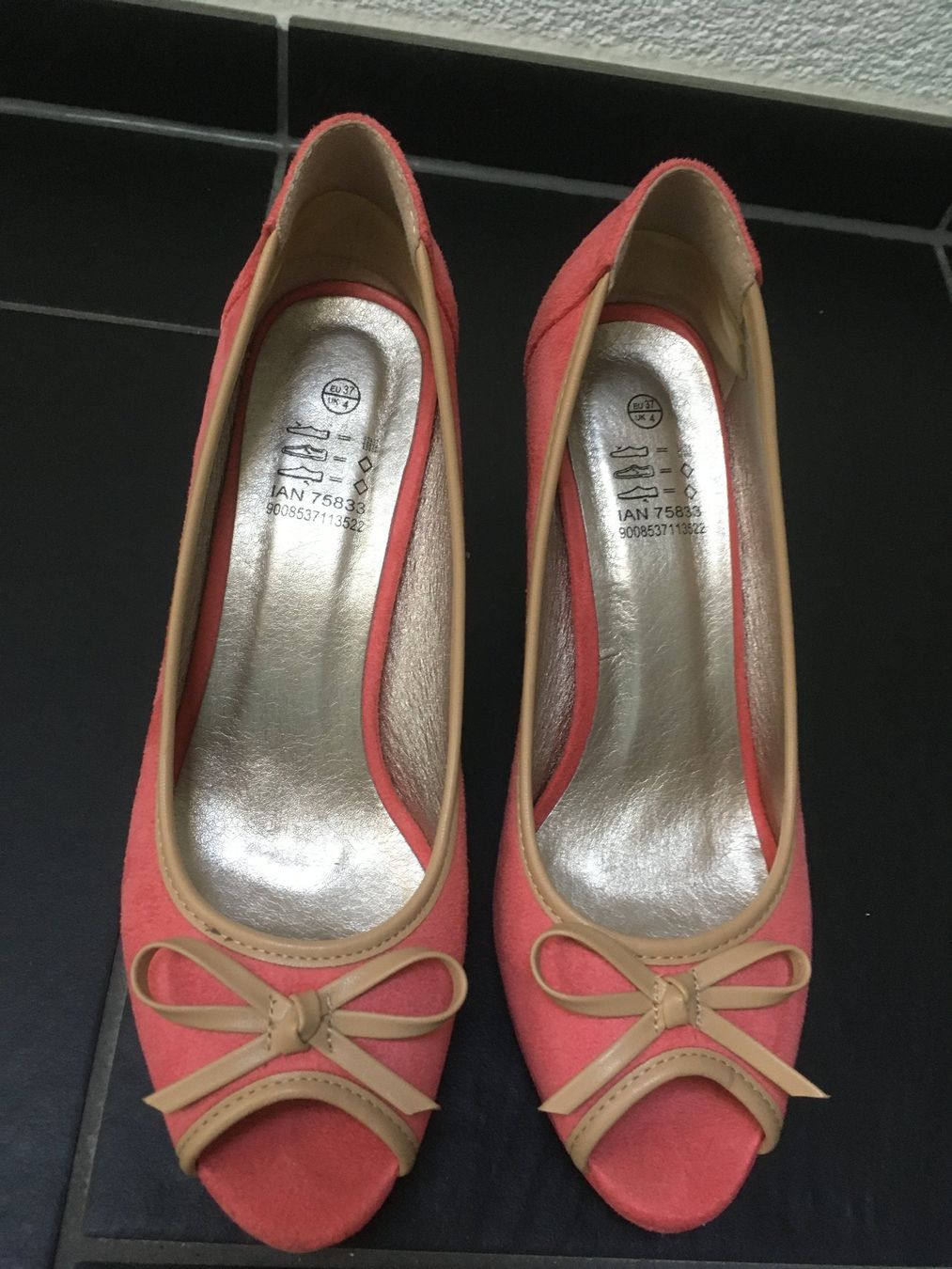 Damenschuhe: High Heels Pumps Leder rot Gr. 37 – Neu (gemäss Beschreibung) aus Oberterzen von fla_2f9q 2