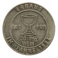 Weinmarke - Jeton - Fritz Keller