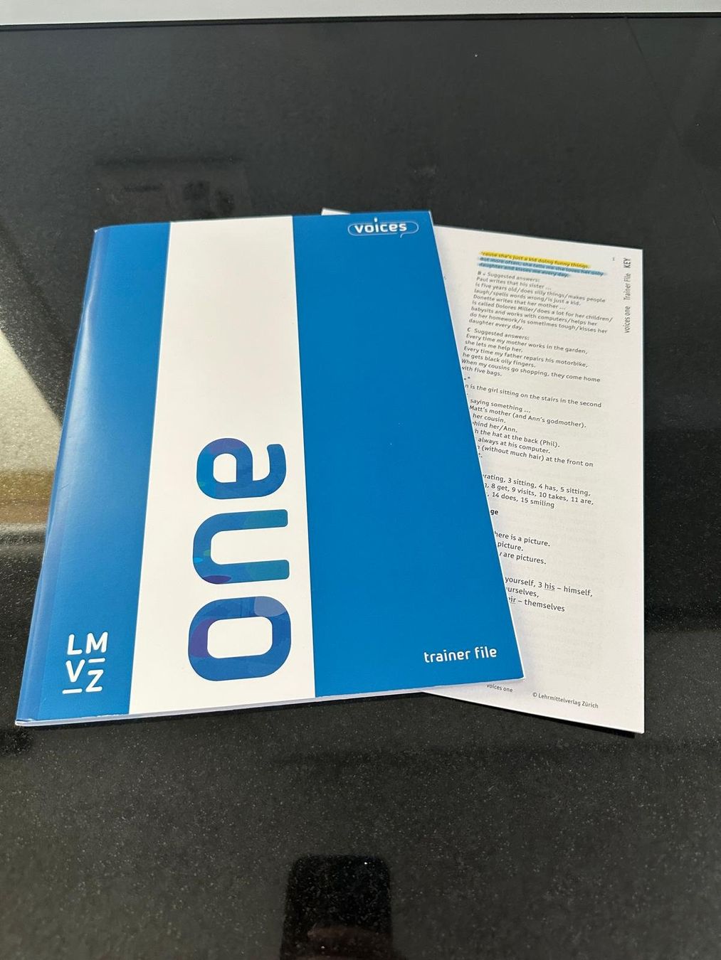 Livres: Voices One trainer file LMVZ – D'occasion à Urdorf par ARJN