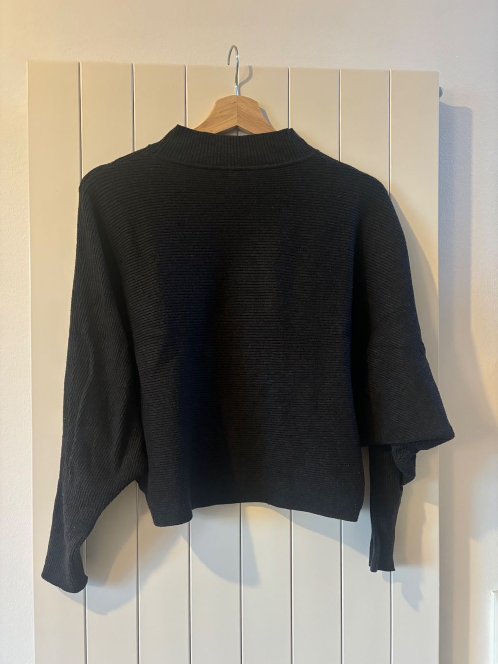 Zara Maglioni & Felpe: Black Ribbed Sweater, Cropped, Mock Neck – Usato da Genève venduto da chl_zc89 2