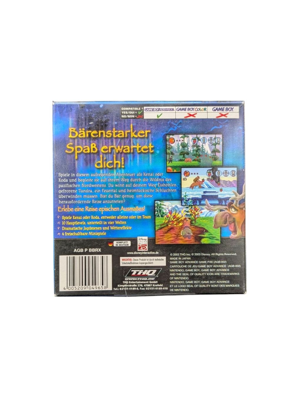 Nintendo Giochi: Disneys Bären Brüder OVP Game Boy Advance – Usato da Domat/Ems venduto da IsseldorsShop 2