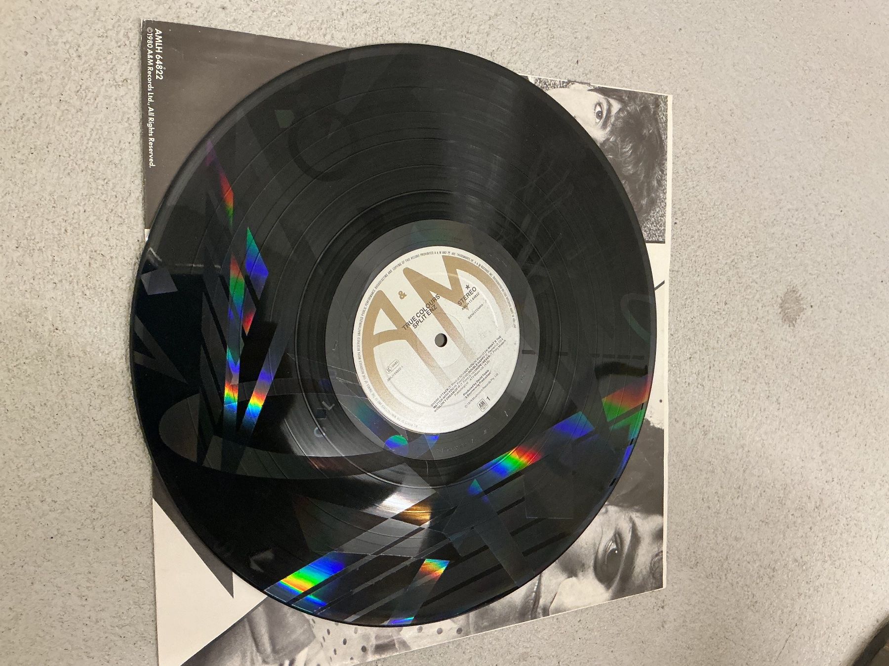 Vinyles: Split Enz LP - True Colours ❗️Laser Etched Vinyl – D'occasion à Winterthur par Tumko_7_Vinyl 3