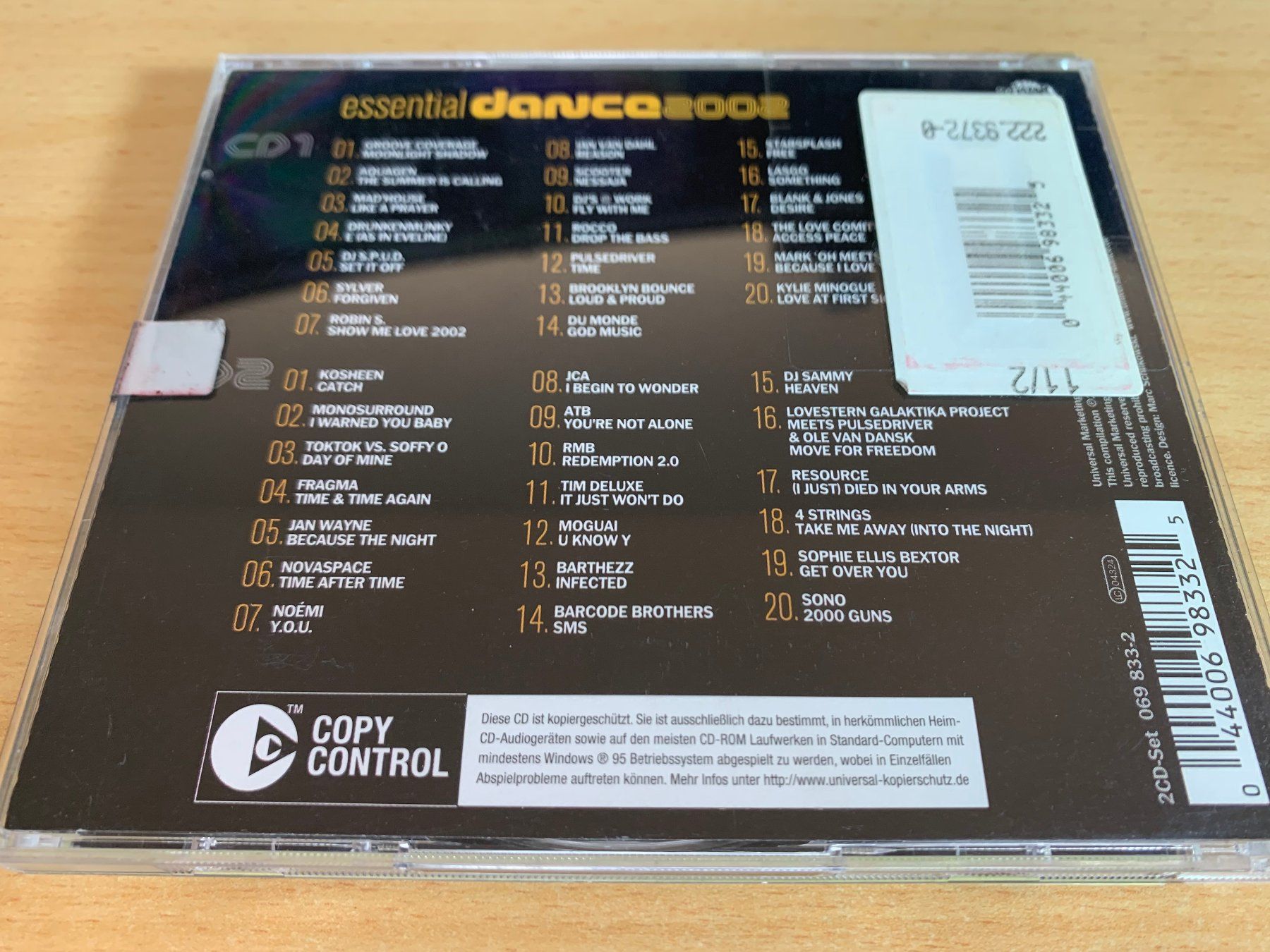 CD: Essential Dance 2002 - 2 CD – Usato da Rikon im Tösstal venduto da Alpenmutz 1