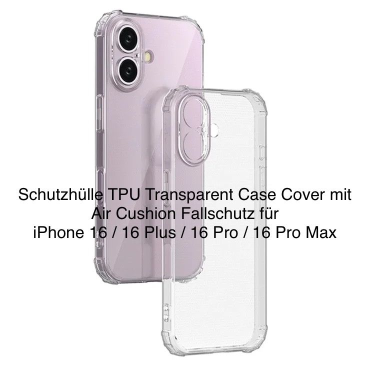 Cover & Protezioni schermo: iPhone 16 Plus Schutzhülle Cover Soft Case Hybrid Fallschutz – Nuovo (secondo la descrizione) da Basel venduto da MY.AIRPODS.SHOP 6