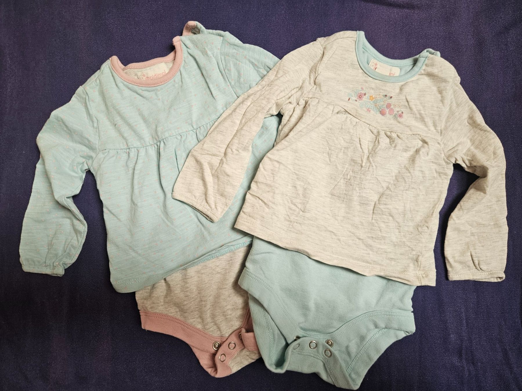 Unterwäsche: 2x Body langarm Gr. 74/80 – Gebraucht aus Worb von jun_fj8w