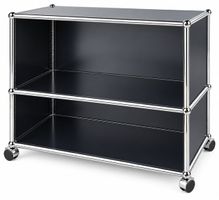 USM Regal auf Rollen, schwarz, gebraucht