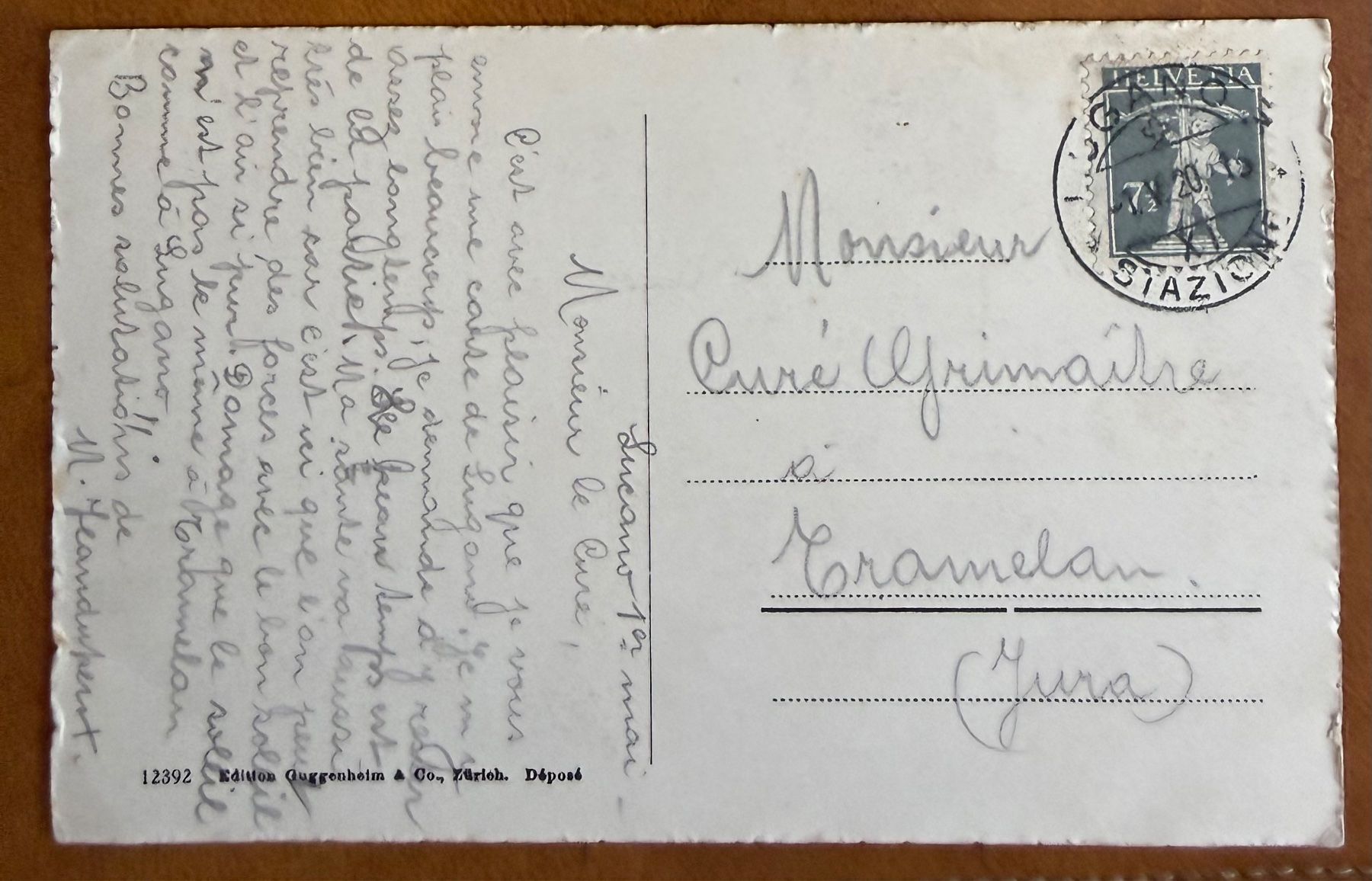 Cartoline postali: Lugano - Paradiso - Panorama 1920 – Usato da Lutry venduto da Ediego 1