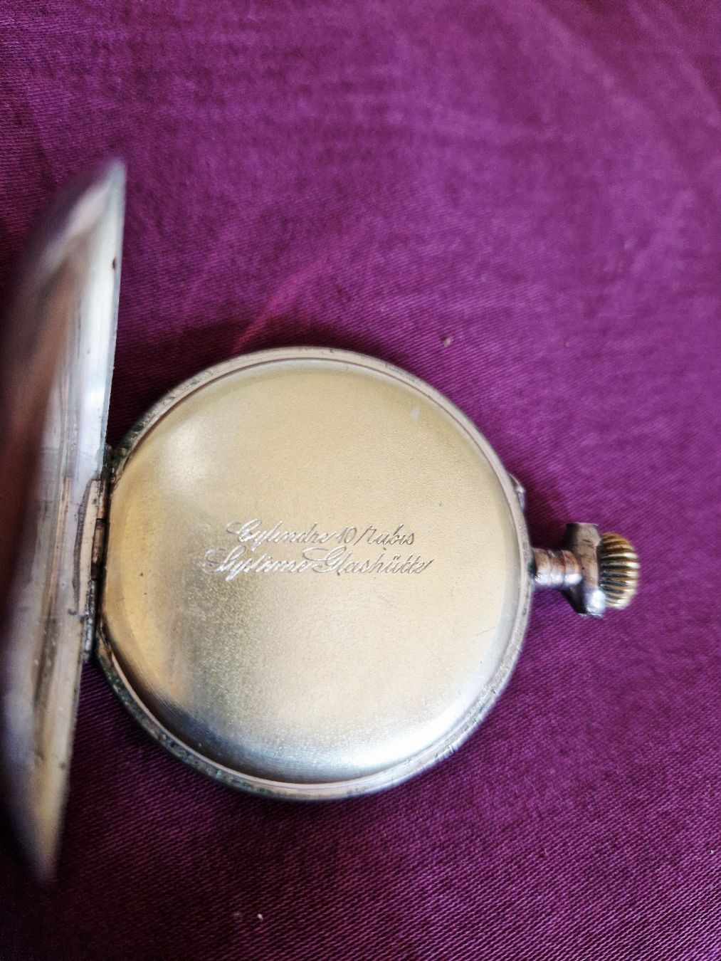 Glashütte Orologi: Montre à gousset ancienne Argent 800 - Système Glashütte – Usato da Undervelier venduto da Tufitufi7 3