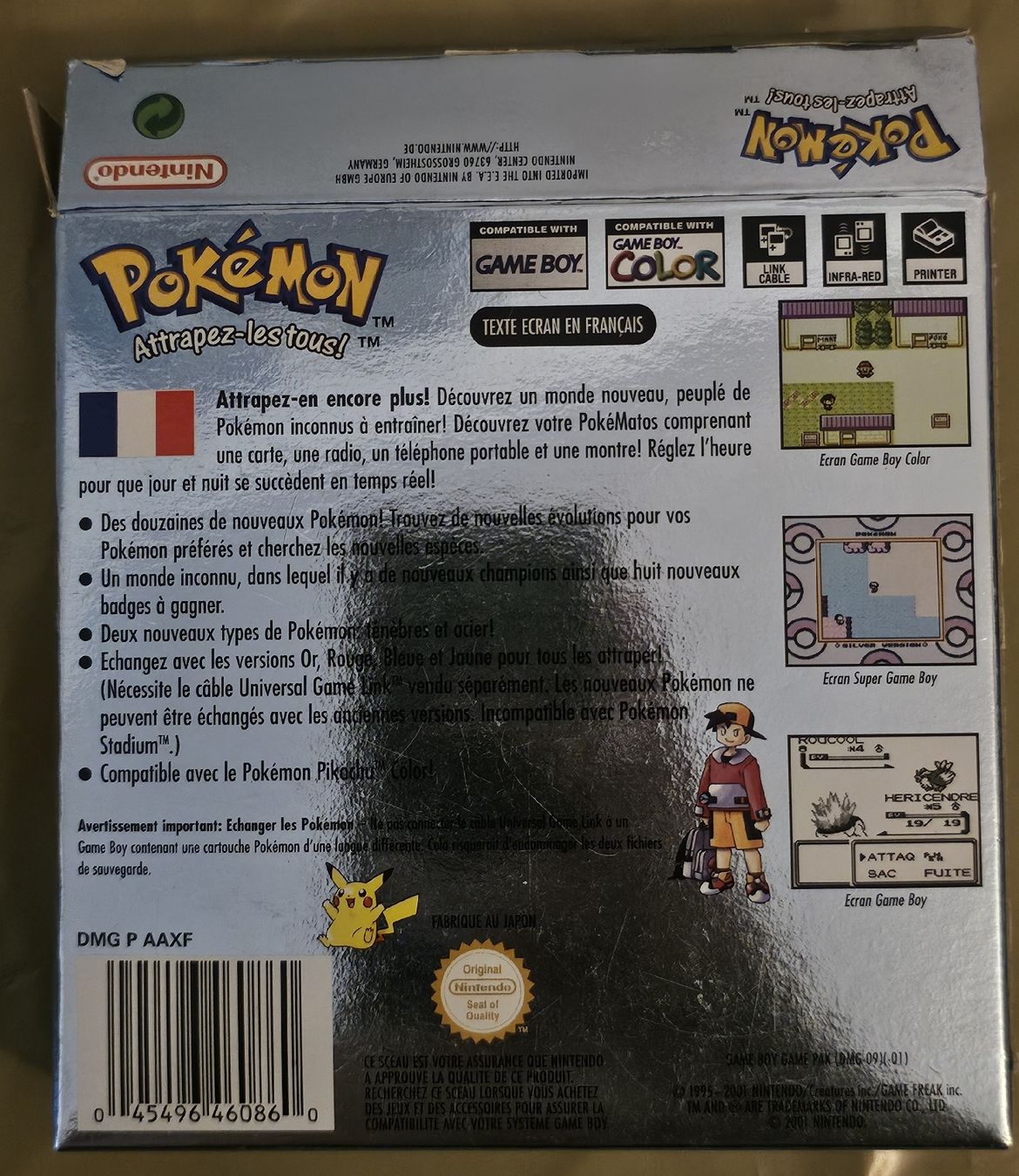 Pokémon Giochi: Pokemon Version Argent en boite complet FR – Usato da Pully venduto da RandomZero 2