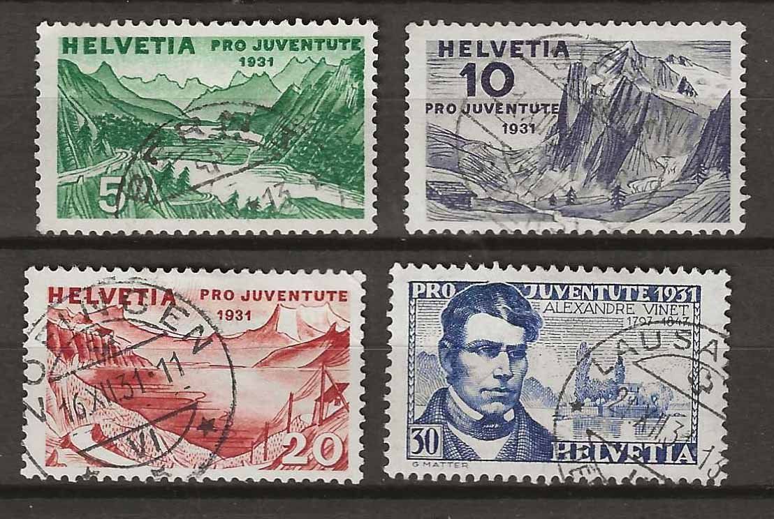 Alle Briefmarken: PJ031 - Pro Juventute 1931 obl. – Gebraucht aus Trélex von Phil_Albert
