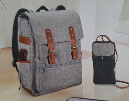 Neuwertiger Rucksack mit Zusatztasche - Top Zustand!