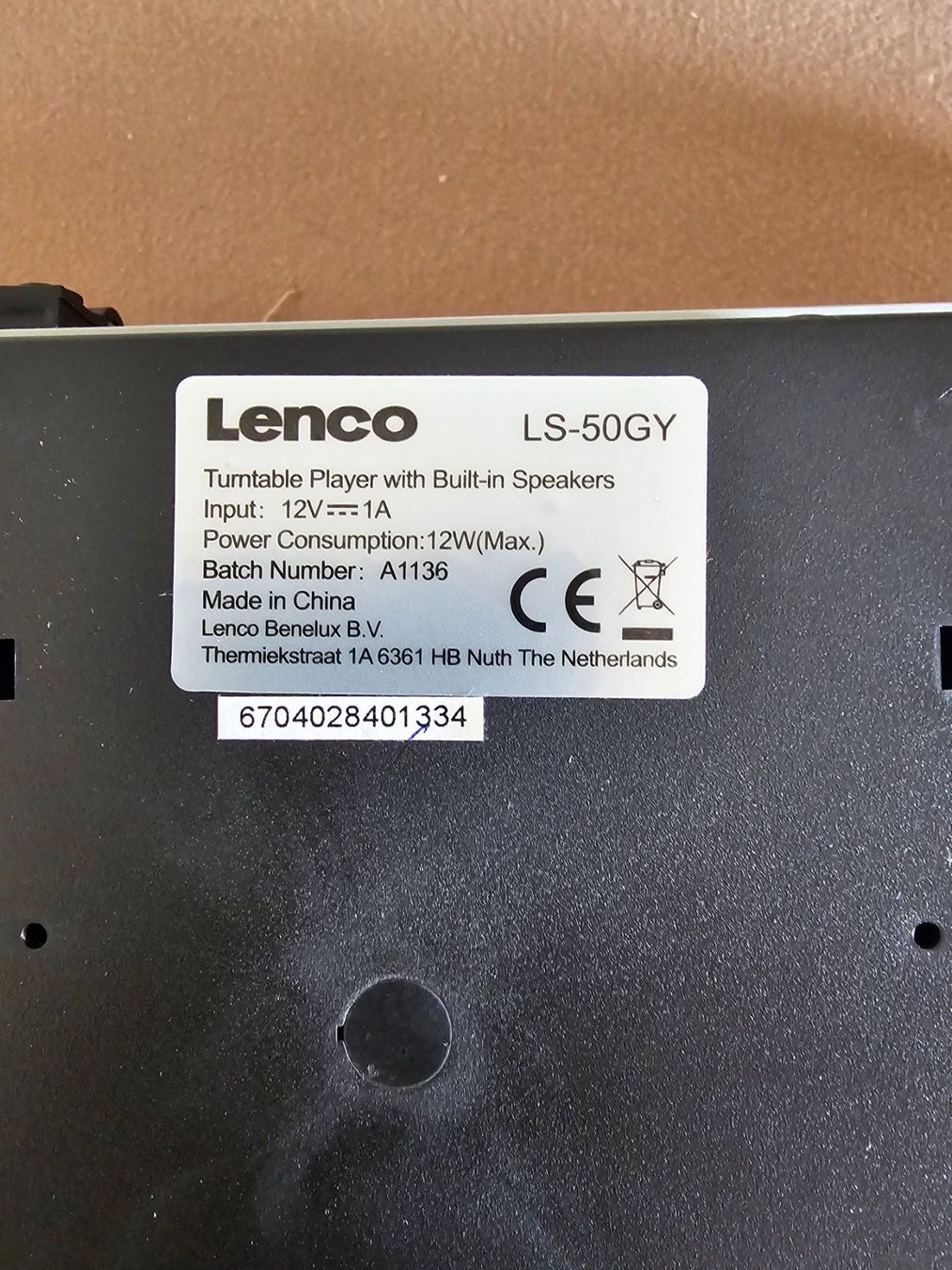 Lenco Giradischi: Plattenspieler LENCO LS-50 GY – Usato da Grindel venduto da godaba 3