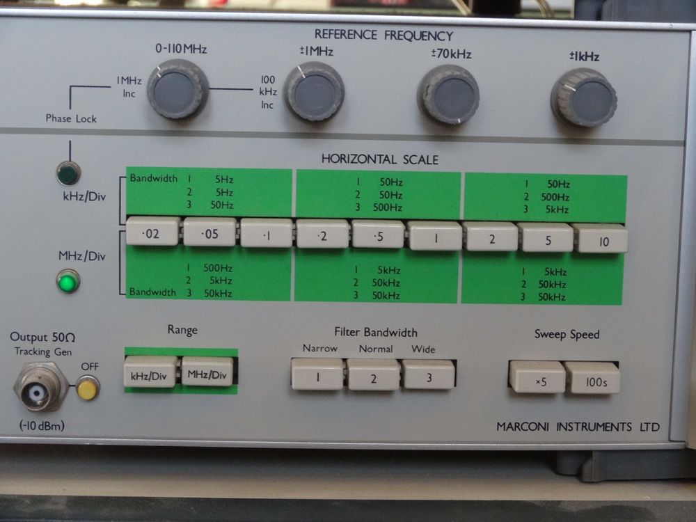 MARCONI Instruments TF-2370 110 MHz-Spectrum-Analyzer | Kaufen auf Ricardo