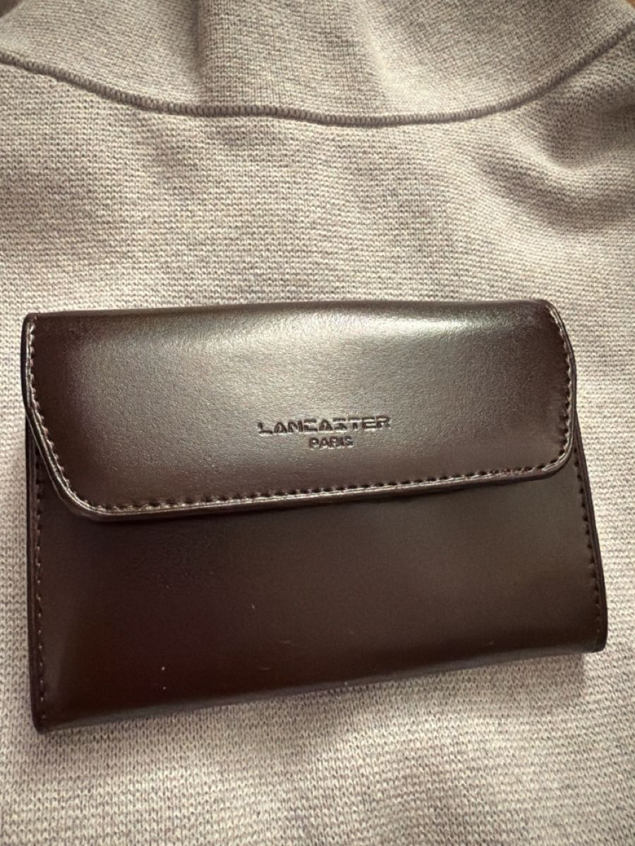 Lancaster Portafogli: Portefeuille Lancaster marron cuir  – Usato da Lausanne venduto da Pascal9999