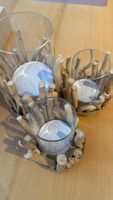 Windlichter-Set aus Holz