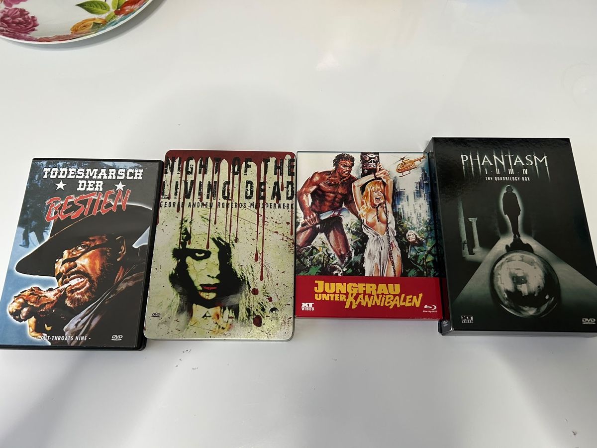Alle DVDs: DVD Bundle Horrorfilme 4er Set neuwertig – Neu (gemäss Beschreibung) aus Frenkendorf von kokira