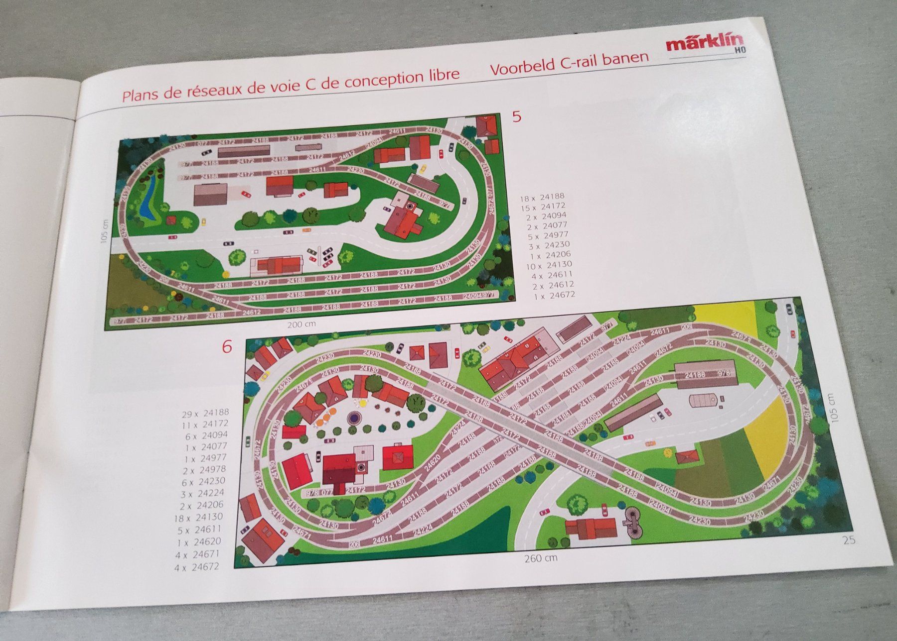 Märklin Modellini di ferrovie: Märklin Broschüre C-Gleispläne H0 – Usato da Grüningen venduto da VENOM59 3
