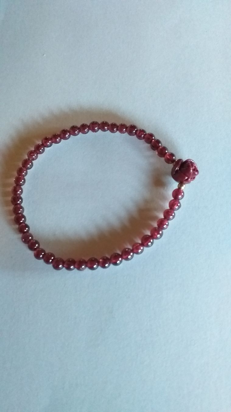 Bracciali & Braccialetti: Granat Armband – Nuovo e nell'imballaggio originale da Wünnewil venduto da 04Blume