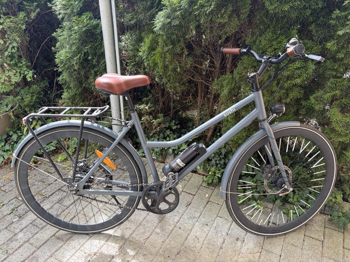 Velos: Sushi E-Bike California Roll 1. Generation grau – Gebraucht aus Steinhausen von Silberundpfeil