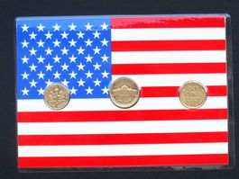 USA - Münzen vergoldet !!!