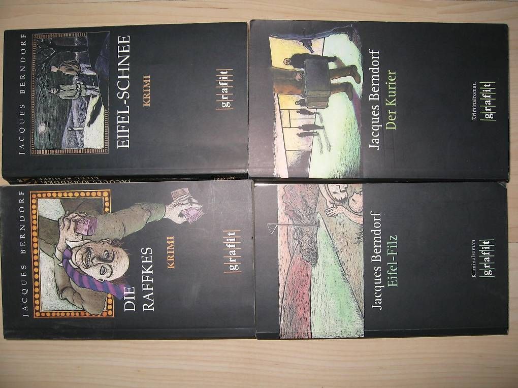 Libri: 4 weitere Thriller Jacques Berndorf – Usato da Zürich venduto da Biker612