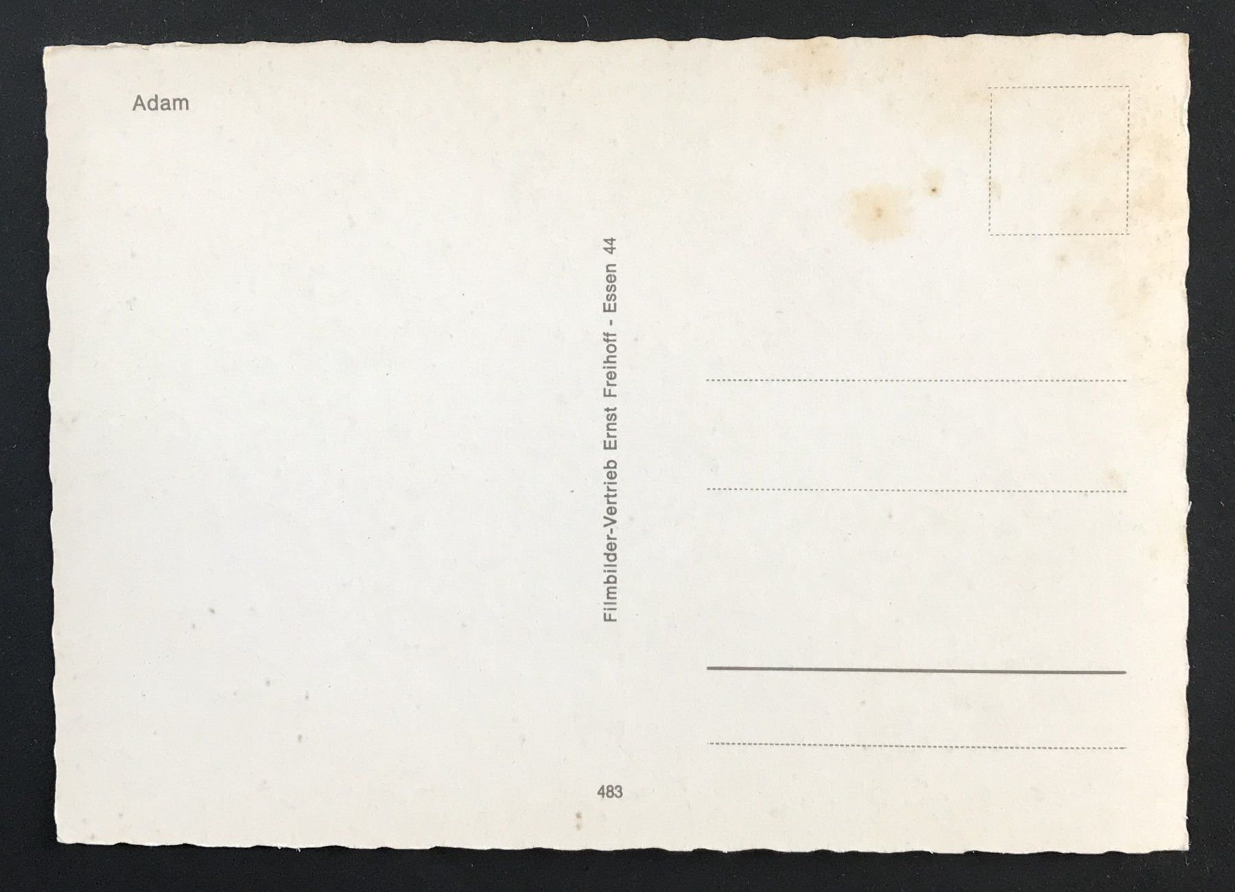 Cartoline postali: ANSICHTSKARTE ADAM – Usato da Ostermundigen venduto da wini63 1
