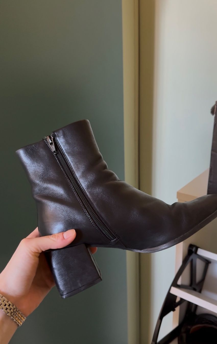 Scarpe da donna: Schöne Lederstiefeletten mit Absatz – Usato da Hünenberg See venduto da jea_s5nn 2