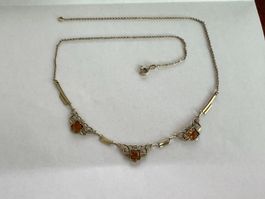 Antikes Collier golden-farben