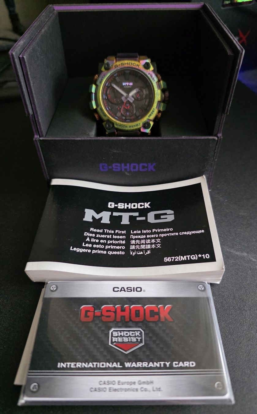 Casio Orologi: Casio G-Shock MT-G Series MTG-B3000PRB-1AER Rainbow – Nuovo (secondo la descrizione) da Schaffhausen venduto da pun_jn7j 1