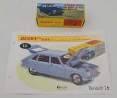 Renault 16 Dinky Toys 537 bleu ciel avec boîte et dépliant