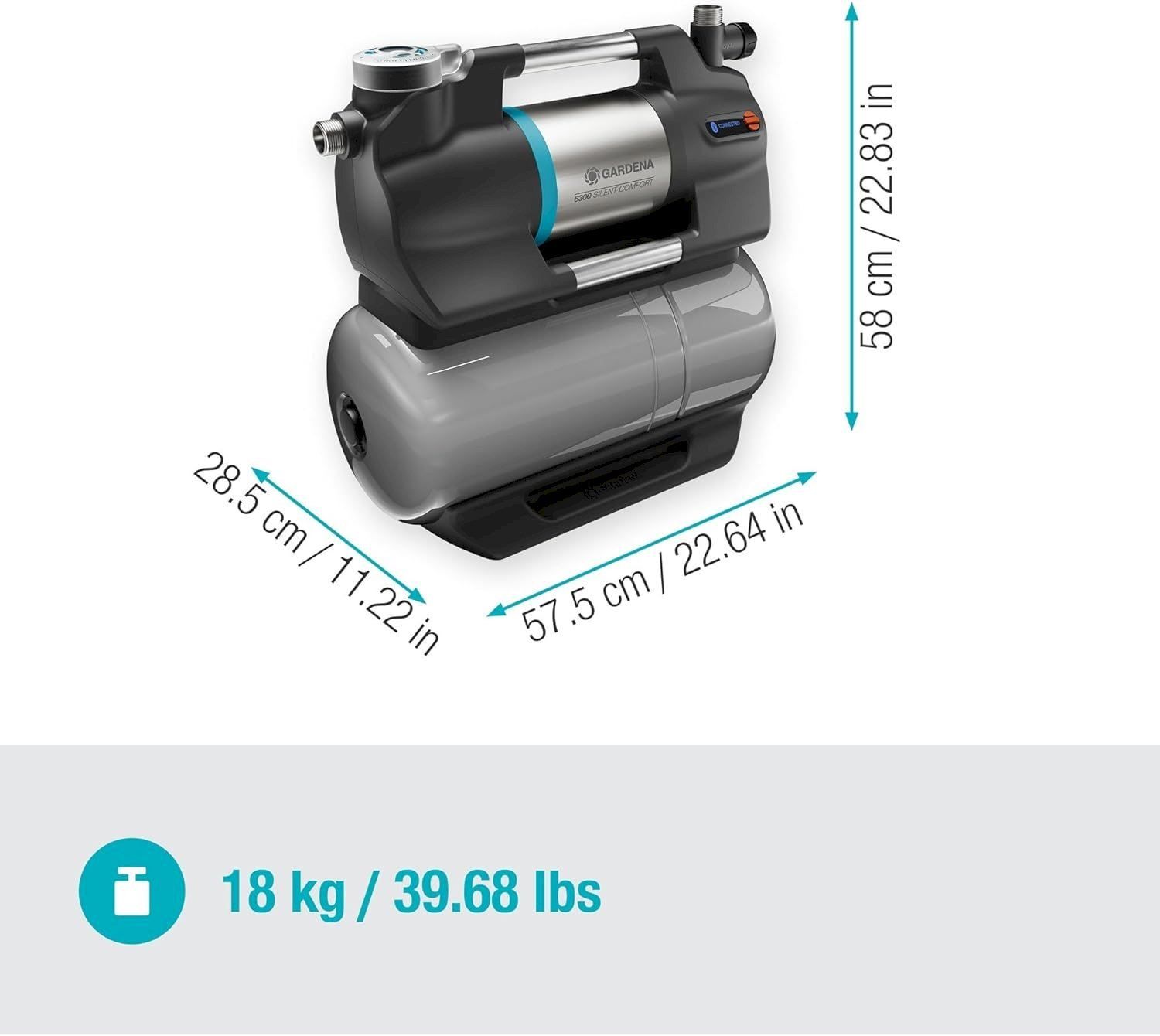 Annaffiatura & Irrigazione: Gardena 6300 SilentComfort – Nuovo e nell'imballaggio originale da Bottighofen venduto da zaap 2