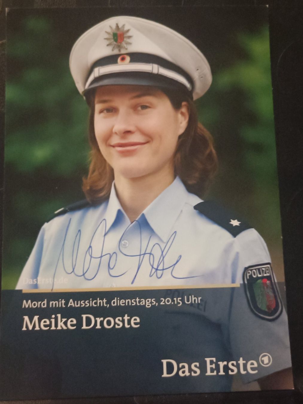Autografi: Meike Droste - handsignierte Autogrammkarte – Usato da Menziken venduto da Artographs