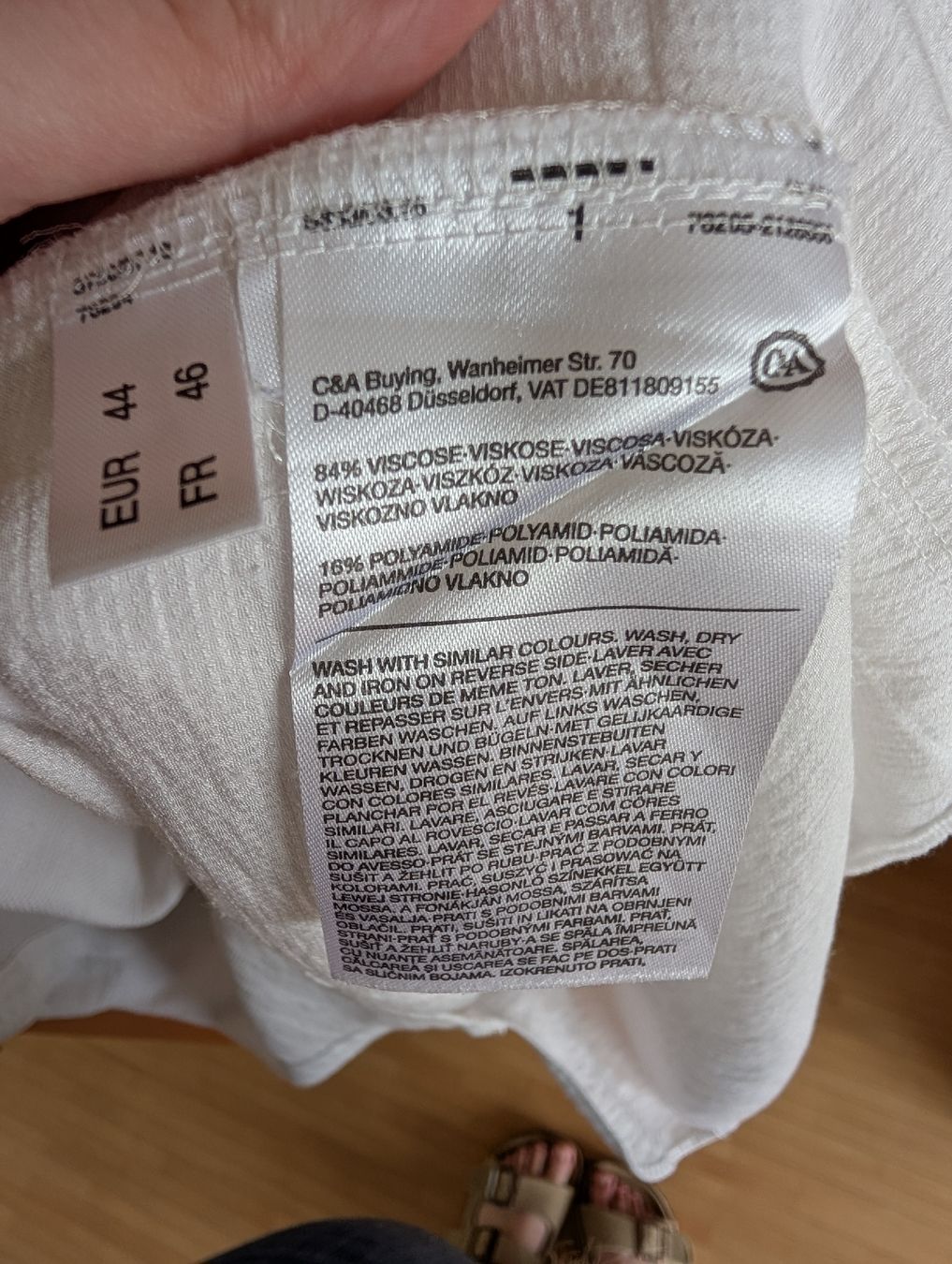 C&A Blusen: C&A Yessica Premium Bluse, weiss, Gr. 44 – Gebraucht aus Wädenswil von coconut1289 2
