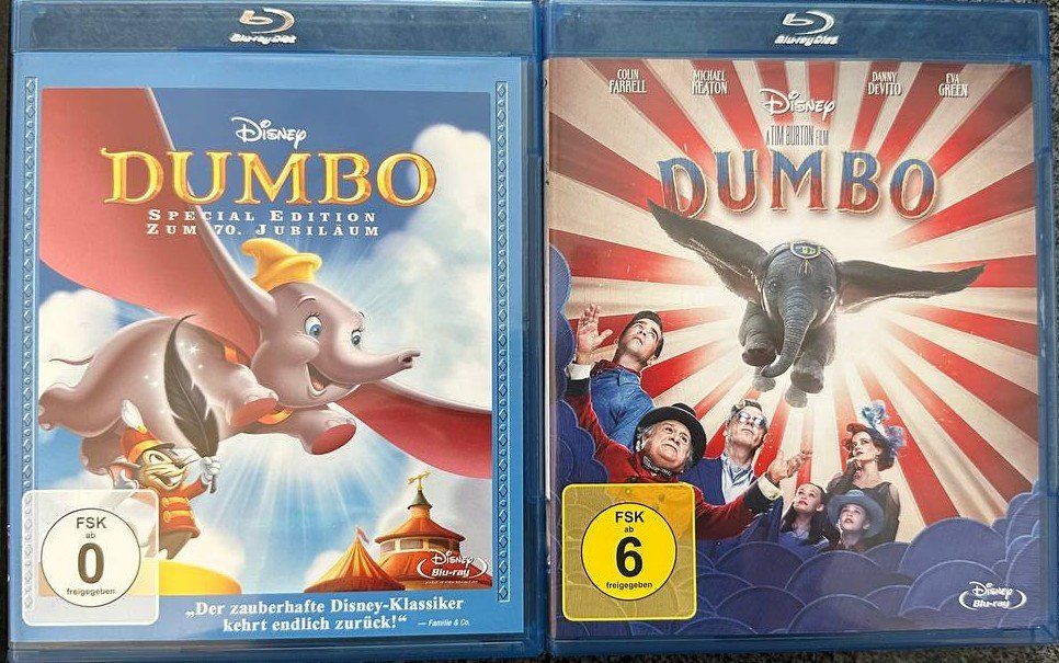 Tutti i DVDs: 2x Disney Dumbo Blu-ray Top Zustand – Usato da Beringen venduto da Mantafisch1