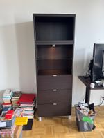 Ikea Regal mit 3 Schubladen, Glasboden & Beleuchtung