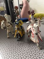 Schleich Ritter Figuren Set 3 Stück, alt!!!! Waffen fehlen.