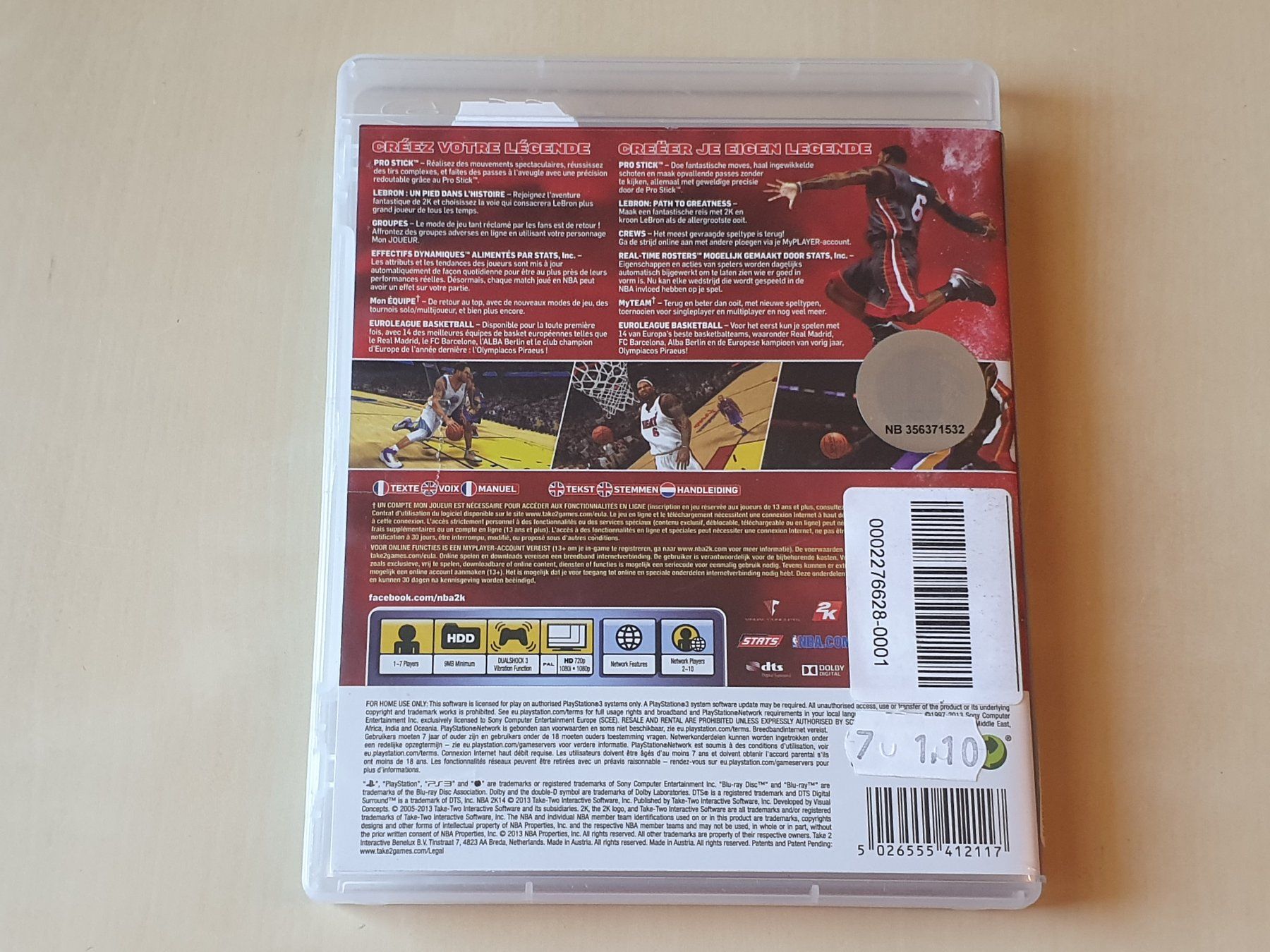 Sony Jeux: NBA 2K14 – D'occasion à Stansstad par collectorsshop 1
