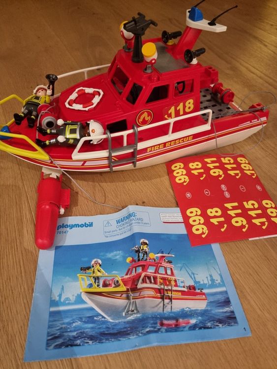 Playmobil 70147, Feuerlöschboot | Kaufen Auf Ricardo