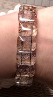 Hochwertiges Super Seven mit schwarzem Rutil Armband –